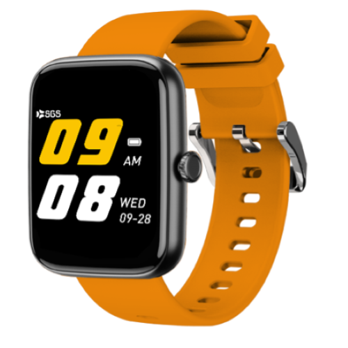 SMARTWATCH SGS SQUARE TALK CON FUNZIONE TELEFONO - BLACK /ORANGE