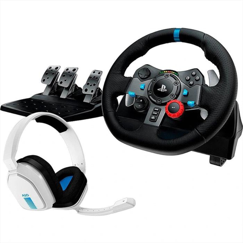 LOGITECH - BUNDLE VOLANTE G29 + CUFFIA GAMING A10