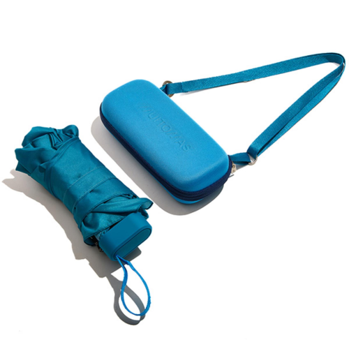 MUITOMAS - OMBRELLO PIEGHEVOLE CON CUSTODIA BLUE