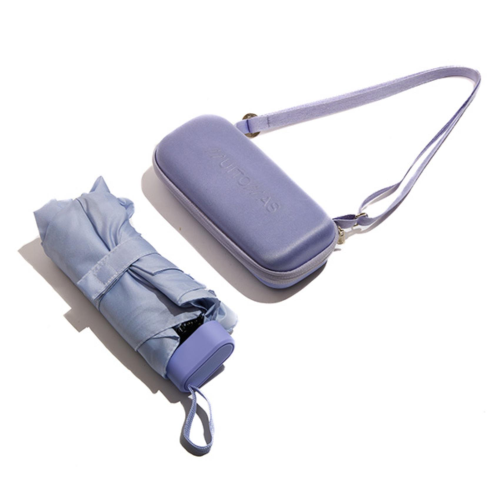 MUITOMAS - OMBRELLO PIEGHEVOLE CON CUSTODIA VIOLA