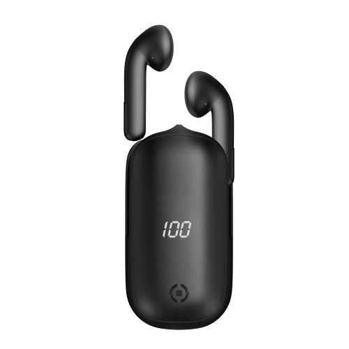 CELLY TRUE WIRELESS AURICOLARI DROP SLIDE BLACK SLIDE1BK