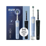 ORAL-B SPAZZOLINO ELETTRICO RICARICABILE VITALITY PRO NERO E BLU, 2 TESTINE. CONFEZIONE DA 2 SPAZZOLINI