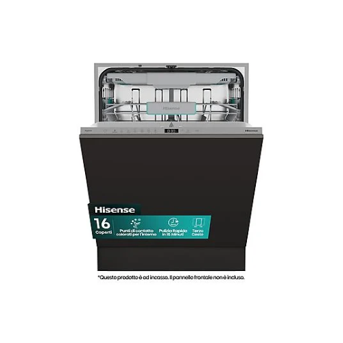 HISENSE HV16C LAVASTOVIGLIE INCASSO A SCOMPARSA TOTALE 16 COPERTI CL C